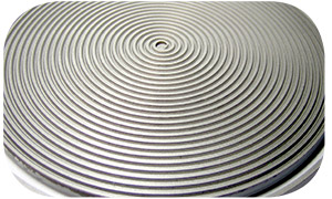 spiral grooved lapping plates