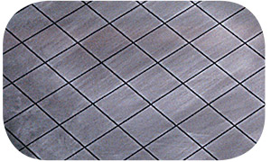 square grooved lapping plates